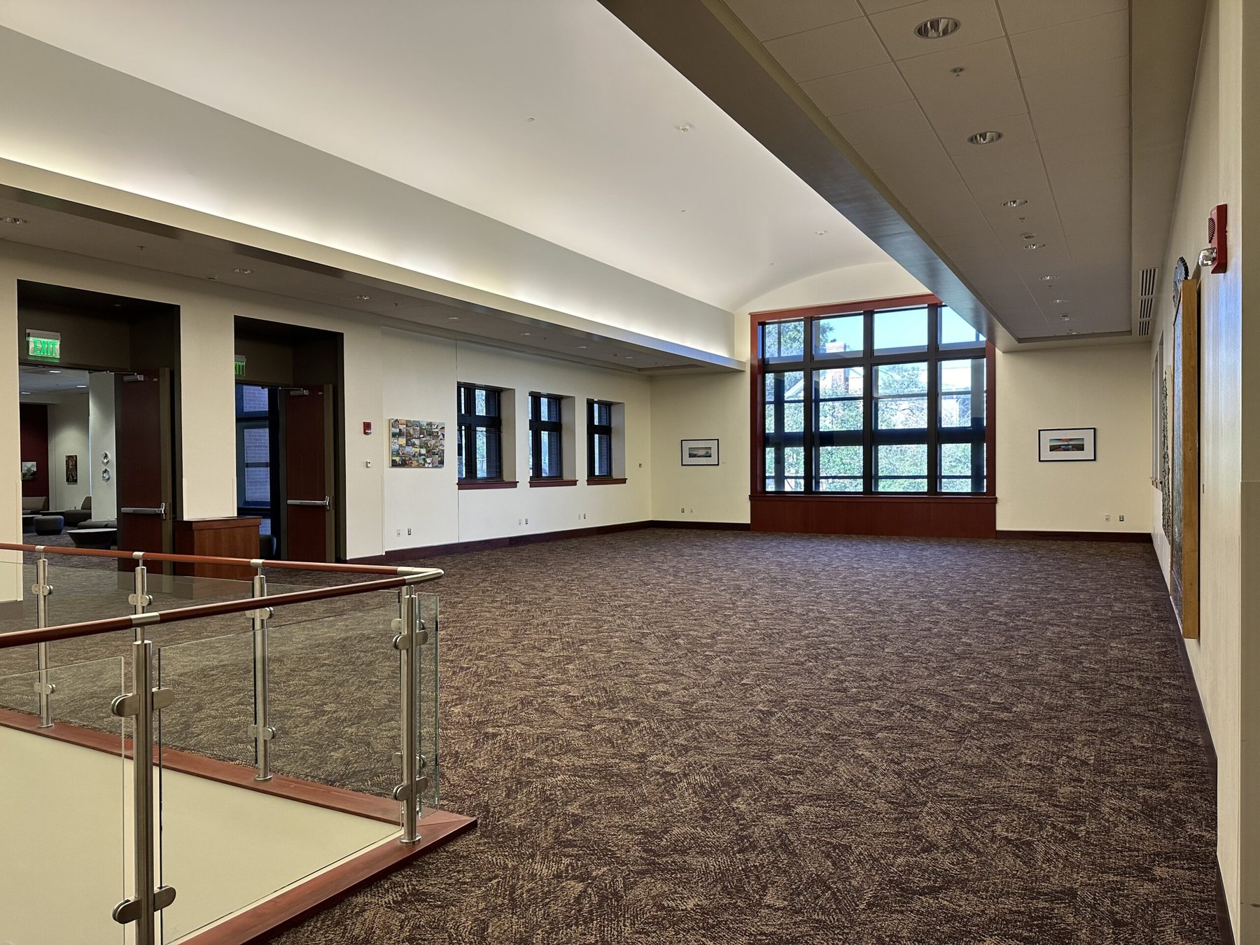 Open Atrium floor space beside the grand staircase