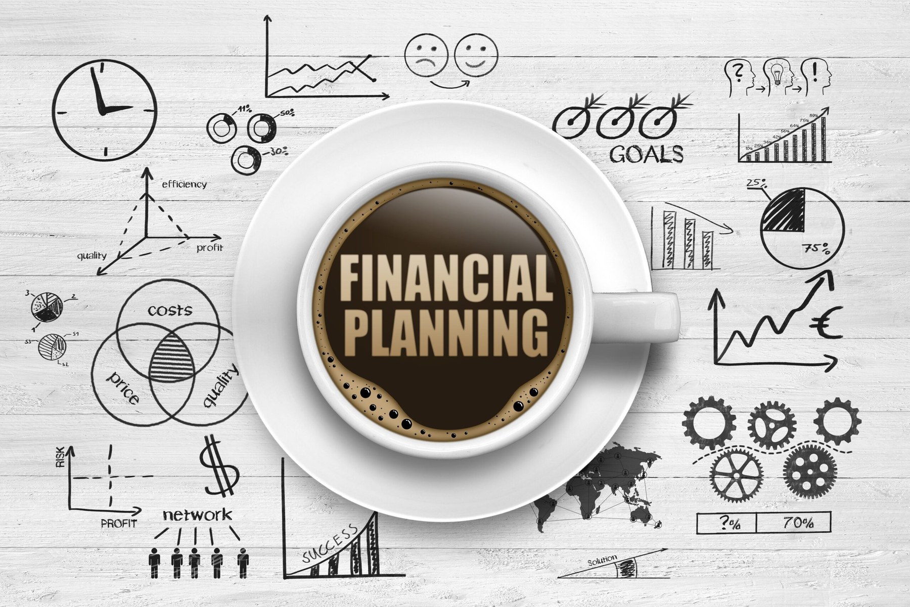 Financial planning concept
