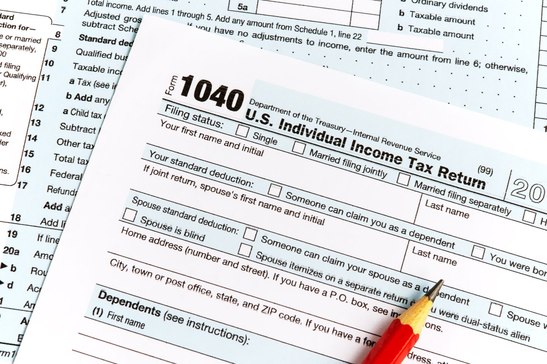 Income tax forms
