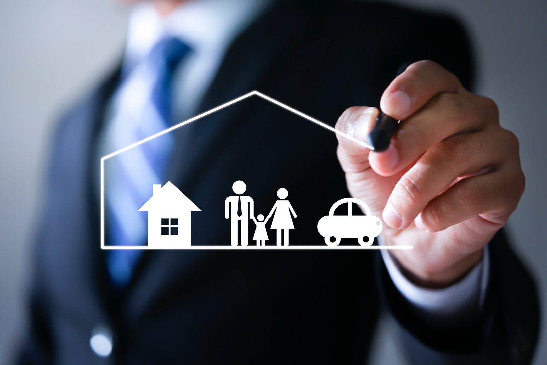 Insurance and risk management concept