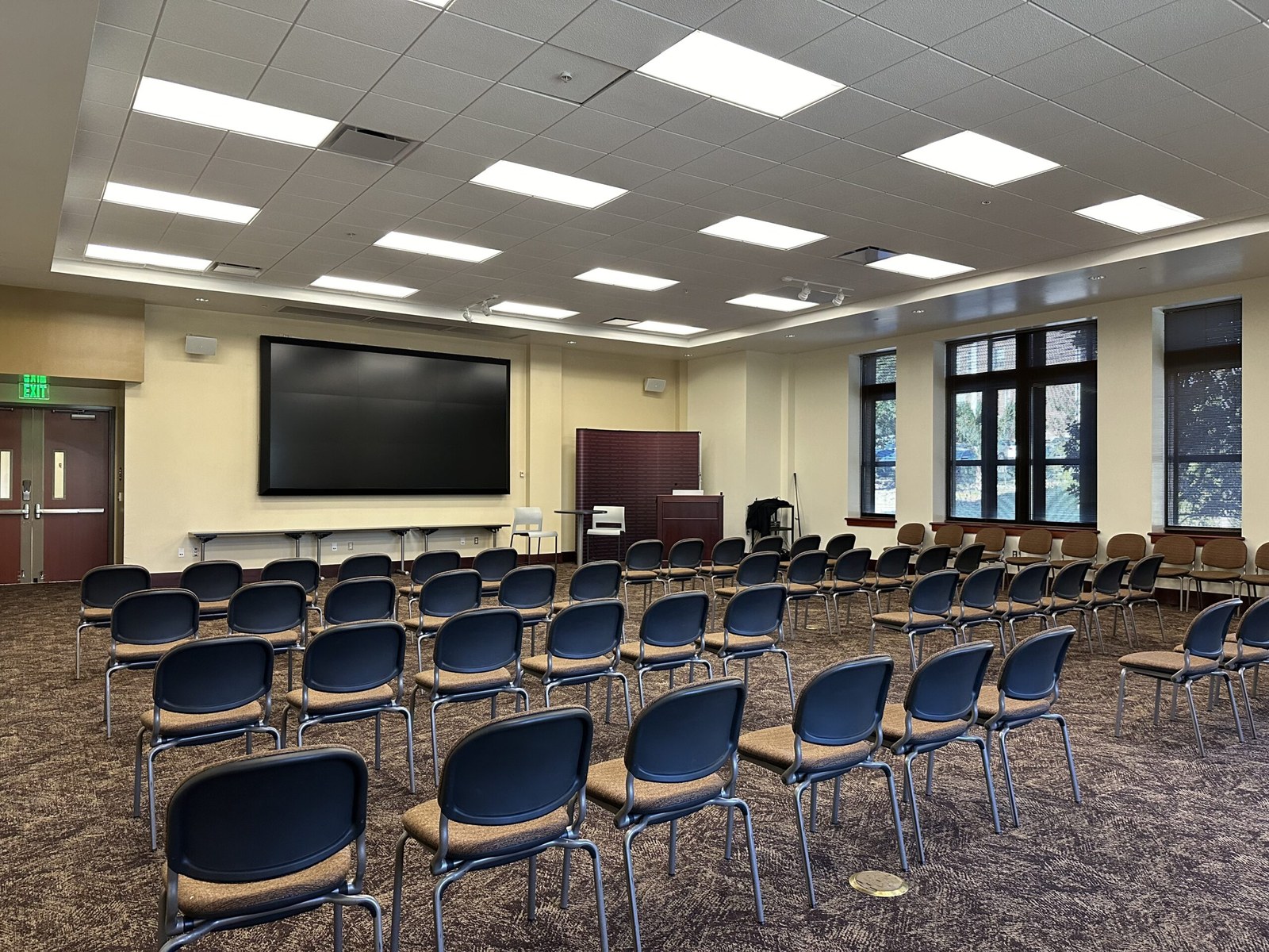 A breakout room at the Florida State Conference Center